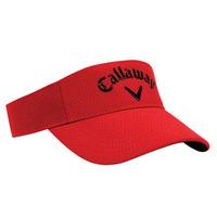 Callaway 2017 Cap Lm Visor Adj Red/Blk