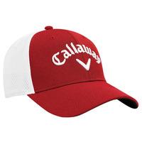 Callaway 2017 Mesh Fitted Cap - Maroon/White