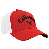 Callaway 2017 Mesh Fitted Cap - Red/White