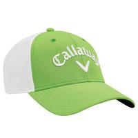 Callaway 2017 Mesh Fitted Cap - Lime/White