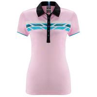 Callaway 2015 Ladies SS Front Print Polo - Pink