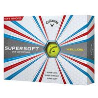 callaway 2017 supersoft golf balls dozen yellow