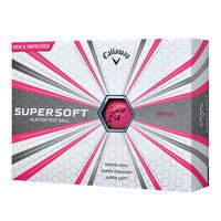 Callaway 2017 Supersoft Golf Balls (Dozen) - Pink