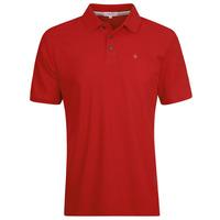 calvin klein manhattan cotton polo red