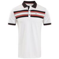 calvin klein 2017 swerve polo white