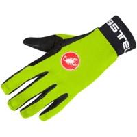 castelli scalda glove fluo yellow