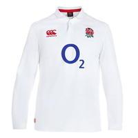 Canterbury England Home Classic Long Sleeve Rugby Jersey 2016 2017 Mens