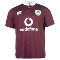 Canterbury IRFU Away Classic Short Sleeve Rugby Shirt 2016 2017 Mens