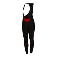 Castelli Women\'s Chic Bib Tights - Black/Red - L