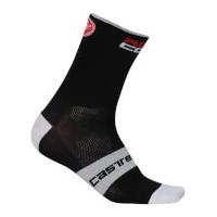 Castelli Rosso Corsa 6 Socks - Black - S-M