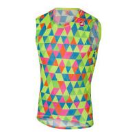 Castelli Pro Mesh Sleeveless Base Layer - Multicolour Fluo - L