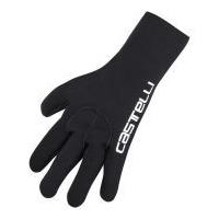 Castelli Diluvio Gloves - Black/Castelli Text - XXL