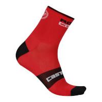 Castelli Rosso Corsa 9 Socks - Red - S-M