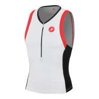 Castelli Free Tri Top - White/Black/Red - S