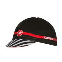 Castelli Free Cycling Cap - Black/Red - One Size