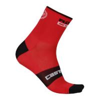 castelli rosso corsa 6 socks red l xl