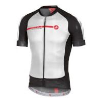 Castelli Aero Race 5.1 Jersey - White/Black/Red - S