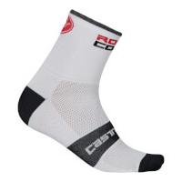 castelli rosso corsa 13 socks white s m