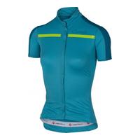 castelli womens ispirata short sleeve jersey blue xl