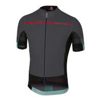 Castelli Forza Pro Jersey - Anthracite/Red - L