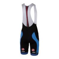 castelli velocissimo bib shorts blackdrive blue xxl