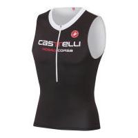 castelli body paint 2 tri top white m