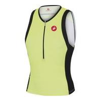 castelli free tri top yellowblack l