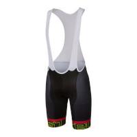 Castelli Volo Bib Shorts - Black/Anthracite/Yellow - XL