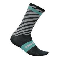 Castelli Free Kit 13 Socks - Anthracite/Pale Blue - XXL