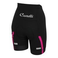 Castelli Women\'s Velocissima Shorts - Black/Pink - M