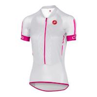 Castelli Women\'s Climbers Jersey - White/Raspberry - M