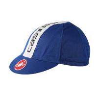 castelli retro 3 cycling cap pale bluemidnight navy one size