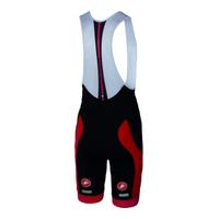 Castelli Velocissimo Bib Shorts - Black/Red - XL