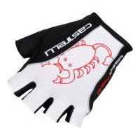 Castelli Rosso Corsa Classic Gloves - White/Black - M