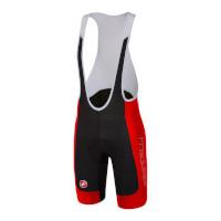 Castelli Evoluzione 2 Bib Shorts - Black/Red - M