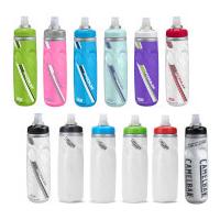 camelbak podium chill water bottle 610ml clearred