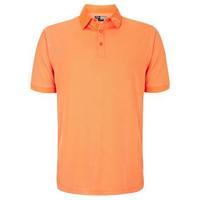 Callaway Mens SS Industrial Jacquard Polo - Carrot