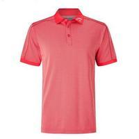 Callaway Denim Jacquard Golf Polo Shirt - Cayenne Small