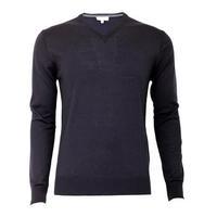 Calvin Klein V-Neck Fine Merino Sweater - Navy (CK1)