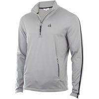 Calvin Klein Half Zip Tech Pullover - Silver X Large (D14)