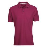 Calvin Klein Manhattan Radical Cotton Pique Polo Shirt - Raspberry Medium