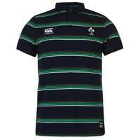 Canterbury Ireland RFU Stripe Polo Shirt Mens