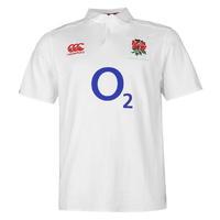 Canterbury England Rugby Home Classic Short Sleeve Shirt 2016 2017 Mens