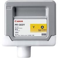 canon pfi 303y 2961b001aa yellow original standard capacity ink cartri ...