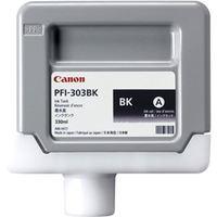 canon pfi 303bk 2958b001aa black original standard capacity ink cartri ...