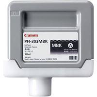 Canon PFI-303MBK (2957B001AA) Matte Black Original Standard Capacity Ink Cartridge