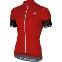 castelli entrata 2 ss jersey red m