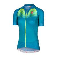 castelli aero race womens ss jersey caribbeanyell fluo m