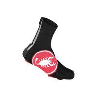 Castelli - Diluvio Shoe Covers (16cm) Black/Red Scorpion L/XL