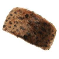 Caldene Leopard Faux Fur Head Band